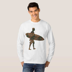 Camiseta De Larga Manga De Surf Rust Surfing