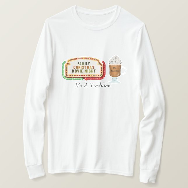 Camiseta De Larga Manga Para navidades (Anverso del diseño)