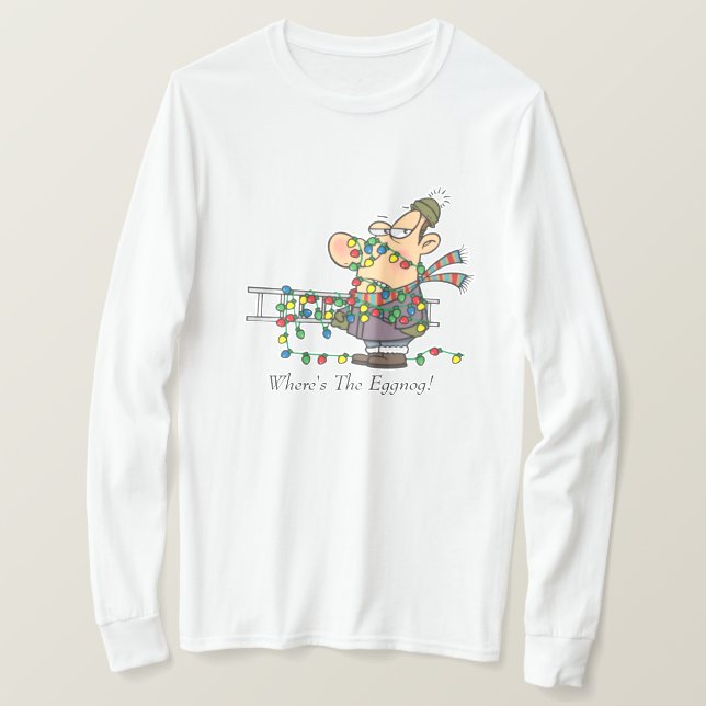 Camiseta De Larga Manga Para navidades (Anverso del diseño)