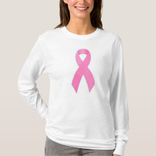 Camiseta de largo envuelta de Awarness del cáncer
