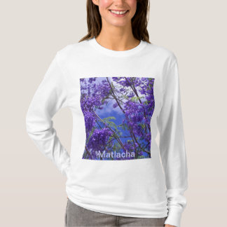 Camiseta de largo envuelta del Jacaranda