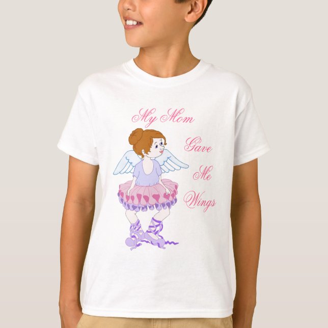 Camiseta de las alas de la mamá (Anverso)