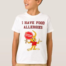 Camiseta de las alergias alimentarias de StopBunny