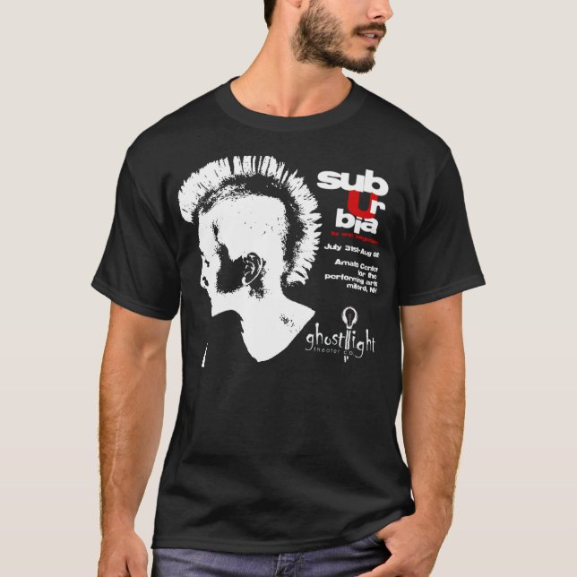 Camiseta de las áreas residenciales (negro básico) (Anverso)