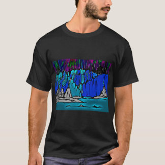 Camiseta de las auroras boreales