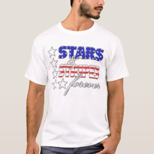 Camiseta De las barras y estrellas oscuridad para siempre