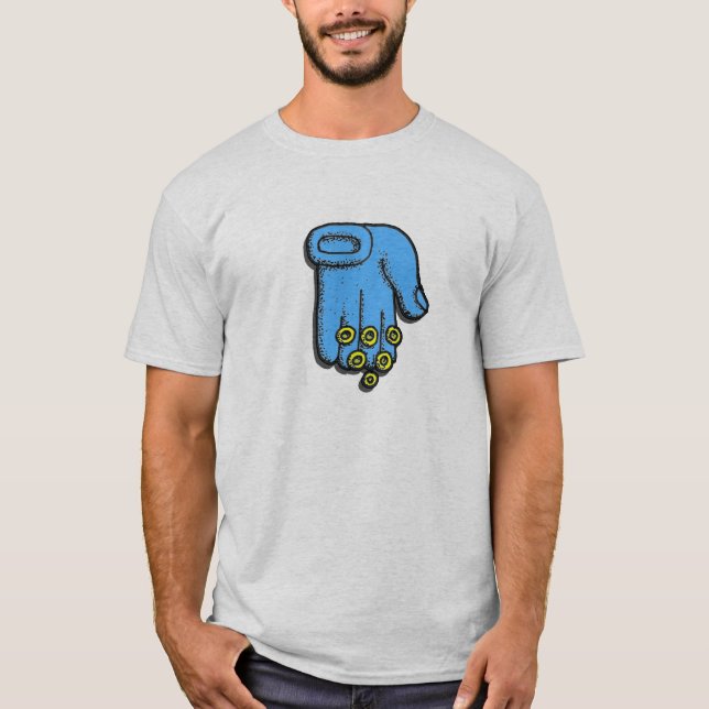 Camiseta de las bendiciones de la mano (Anverso)