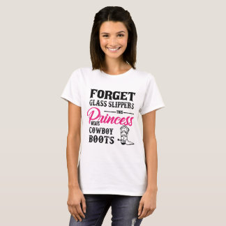 Camiseta de las botas de vaquero de princesa Wears