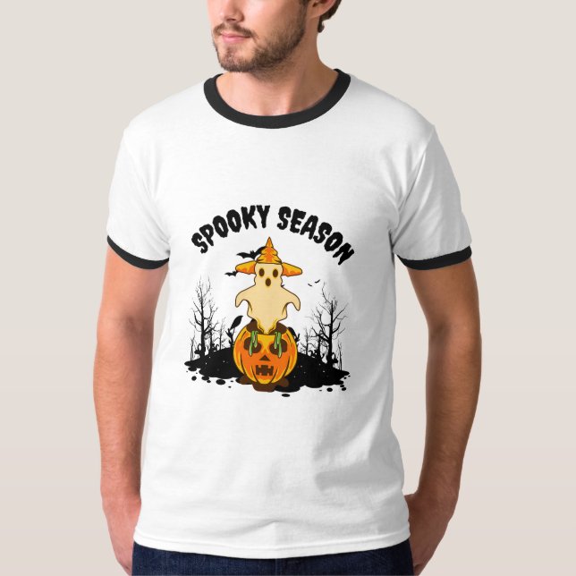 Camiseta de las calabazas de Halloween (Anverso)