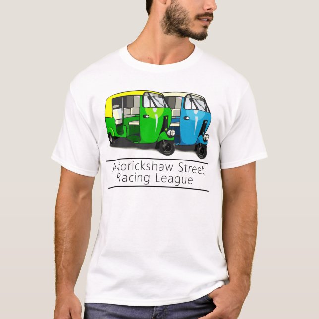 Camiseta de las CARRERAS de AUTORICKSHAW (Anverso)