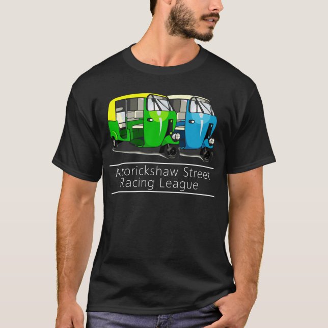 Camiseta de las CARRERAS de AUTORICKSHAW (Anverso)