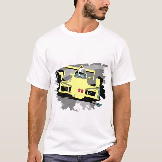 Camiseta de las carreras de coches (Anverso)