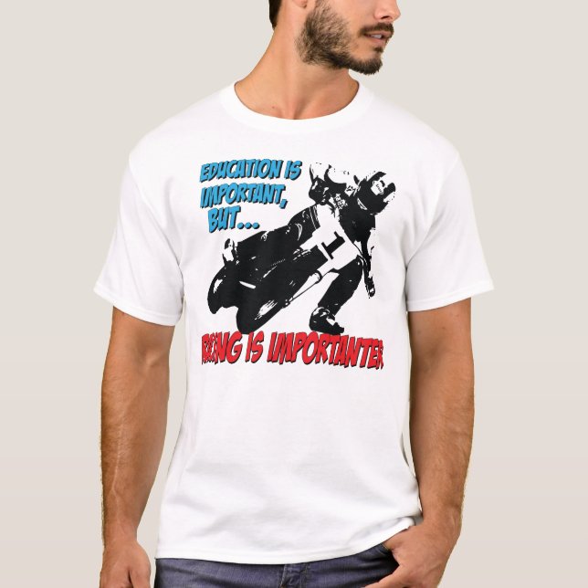 Camiseta de las Carreras y de la educación de la (Anverso)