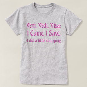 Camiseta de las compras