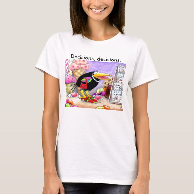 Camiseta de las compras del cuervo (Anverso)