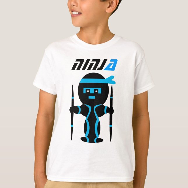 Camiseta de las costuras del videojugador de Ninja (Anverso)