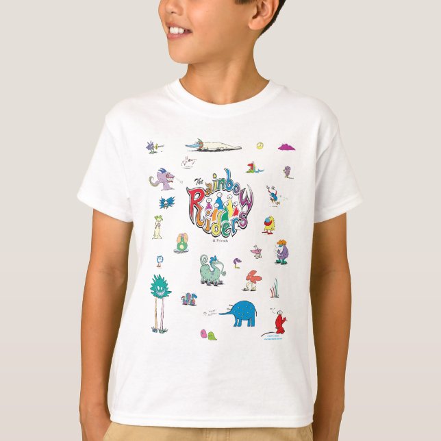 Camiseta de las criaturas de los jinetes del arco (Anverso)