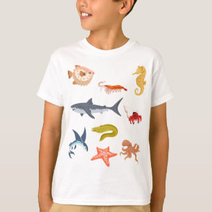 Camiseta de las criaturas del mar