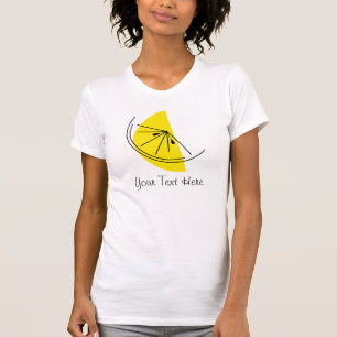 Camiseta de las damas de Citrus Lemon "Your Text"