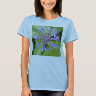 Camiseta de las damas de Cornflower azules
