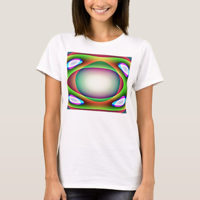 Camiseta De Las Damas De Espacios Extranjeras (Anverso)