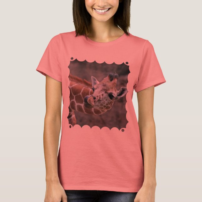 Camiseta de las damas de Giraffe Tongue (Anverso)