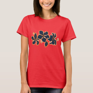 Camiseta de las damas de Kailua Hibiscus