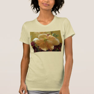 Camiseta De Las Damas De Lirio Rosa Bouquet