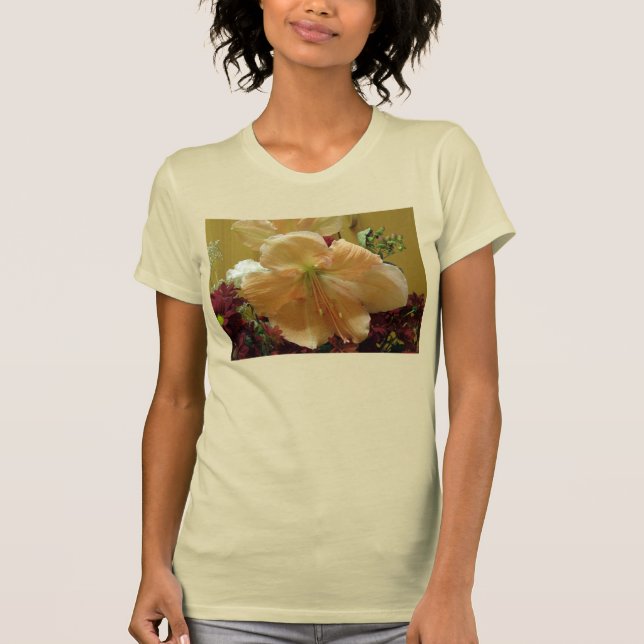 Camiseta De Las Damas De Lirio Rosa Bouquet (Anverso)