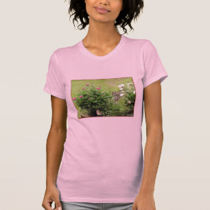 Camiseta de las damas de los Rosas del jardín