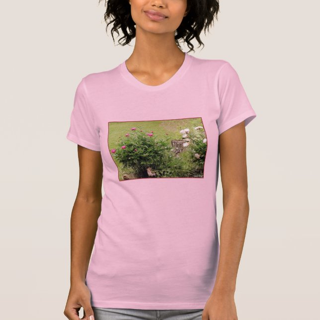 Camiseta de las damas de los Rosas del jardín (Anverso)