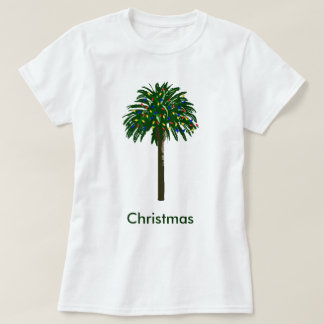 Camiseta de las damas de palmeras del sur de los n