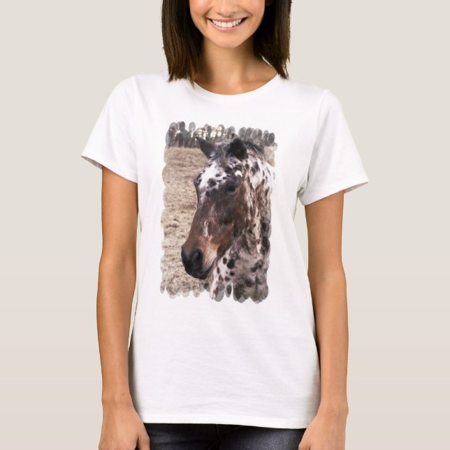 Camiseta de las damas de paloosa Stallions de larg (Anverso)