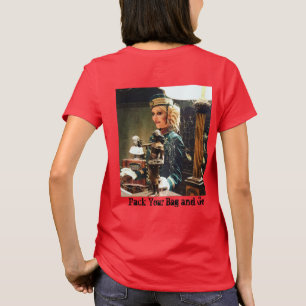 Camiseta de las damas de Penélope desde la cara