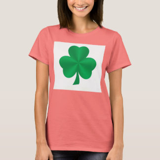 Camiseta de las Damas de Shamrock Green Satin