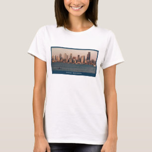 Camiseta de las Damas de Skyline de Seattle