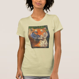 Camiseta de las damas de tigre de Siberia