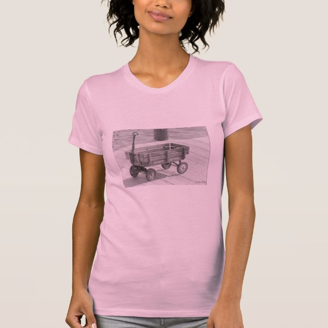 Camiseta de las damas de vagón de época (Anverso)