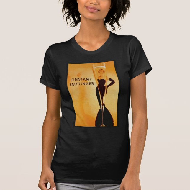 Camiseta de las damas L'Instant Taittinger (Anverso)