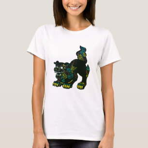Camiseta de las damas Okinawa Shisa