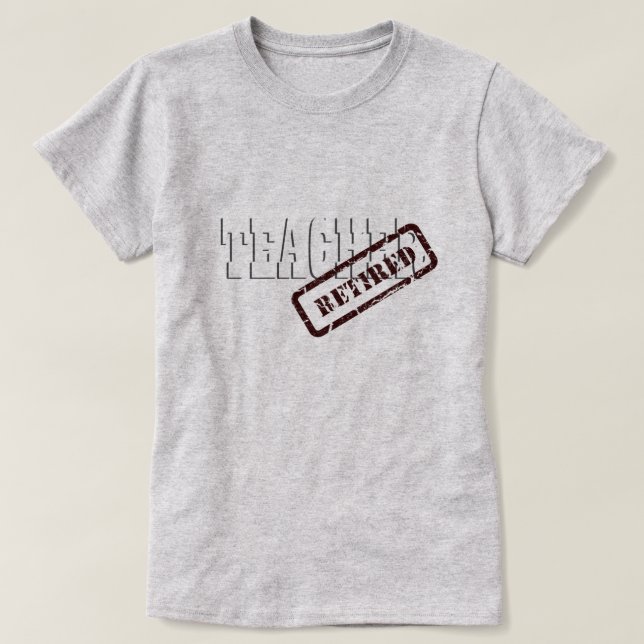 Camiseta de las damas retiradas del profesorado (Diseño del anverso)