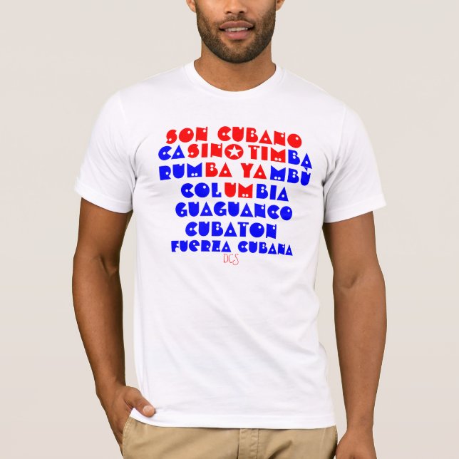 Camiseta de las danzas cubana (Anverso)