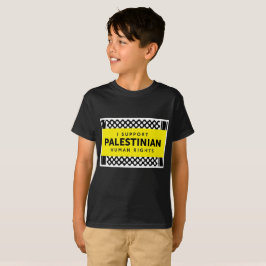 Camiseta de las derechas palestinas de los niños