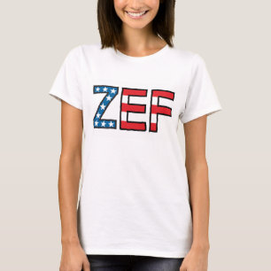 Camiseta de las estrellas de ZEF y de las mujeres
