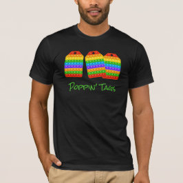 Camiseta de las etiquetas de Poppin