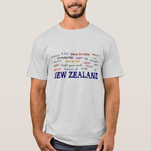 Camiseta de las EXPRESIONES de NUEVA ZELANDA