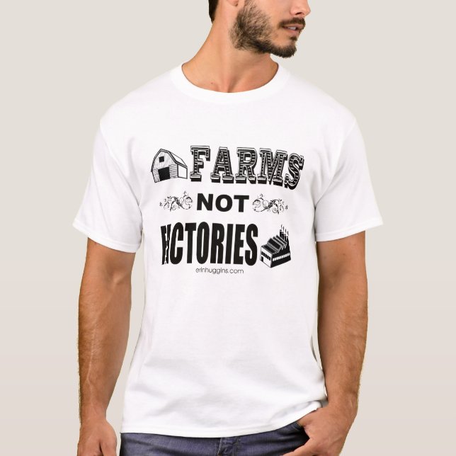 Camiseta de las fábricas de las granjas no (Anverso)