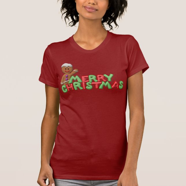 Camiseta de las Felices Navidad (Anverso)