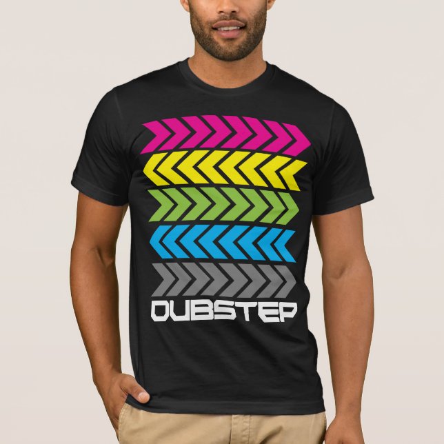Camiseta de las flechas de Dubstep (Anverso)