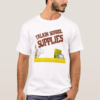 Camiseta de las fuentes de escuela de Talkin